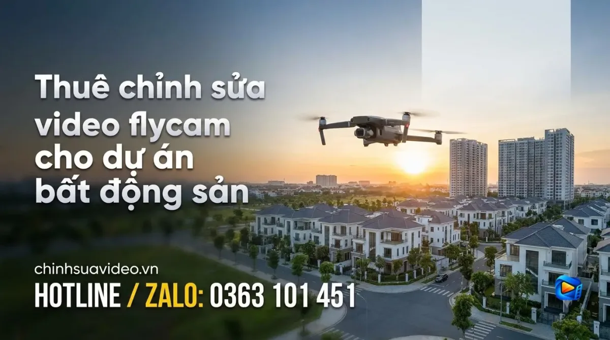 Thuê chỉnh sửa video flycam cho dự án bất động sản